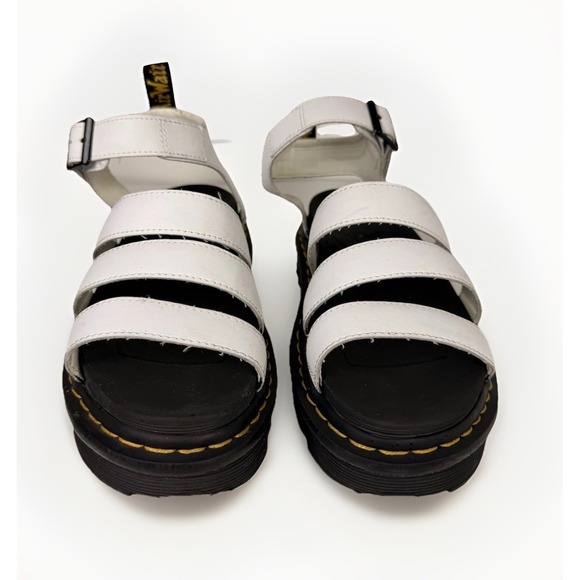 Dr Doc Martens Blaire Women's Size 8 Leather Strappy Platform Gladiator Sandals - Picture 2 of 10